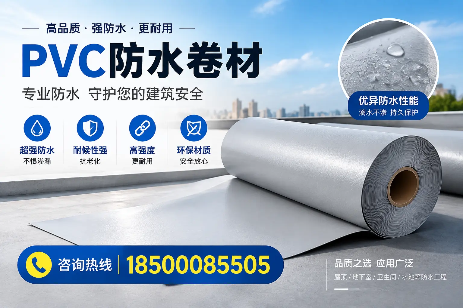 梧州地区pvc防水卷材的市场现状与发展趋势